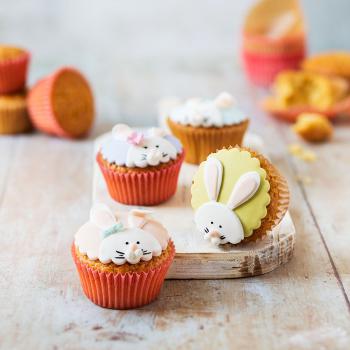 Papilotki do muffinw rowe zoto (60 szt. w opakowaniu) - Decora