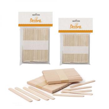 Patyczki do lod�w drewniane 9,3 cm (100 sztuk)  - Decora