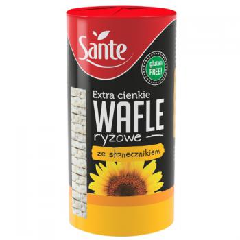 Wafle ry�owe ze s�onecznikiem, extra cienkie110 g - Sante