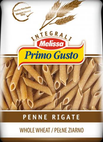 Makaron pe�noziarnisty, rurki sko�ne (500 g) - Melissa Integrali - Primo Gusto