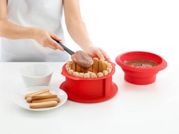 Tortownica z ceramicznym talerzem (�rednica: 18 cm) - Mini Duo - Lekue