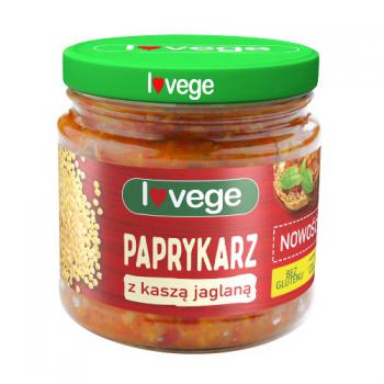 Paprykarz wegaski z kasz jaglan 180 g -  Lovege - Sante

