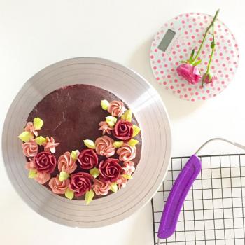 Talerz obrotowy metalowy do dekorowania  - Dorosiowe Ranty