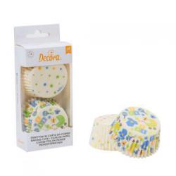 Papilotki do muffinw baby blue i gwiazdki (36 szt. w o...