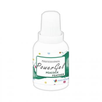 Barwnik spo�ywczy w �elu, turkusowy Peacock Feather (20 g) - Power Gel - Food Colours