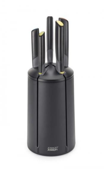 No�e w obrotowym bloku (5 no�y w zestawie) Elevate - Joseph Joseph