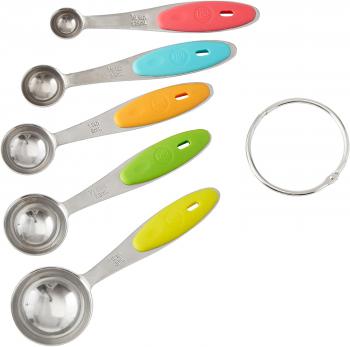 Miarki stalowe �y�eczki (5 szt. w komplecie) - Rosanna Pansino - 2103-1127 - Wilton