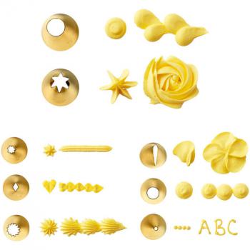 Tylki z�ote, zestaw prezentowy (9 element�w) - 418-0-0009 - Gold Kitchen Collection - Wilton