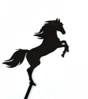 Topper z plexi ko�, czarny - Mill Art