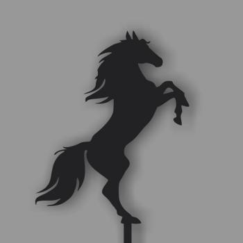 Topper z plexi ko�, czarny - Mill Art