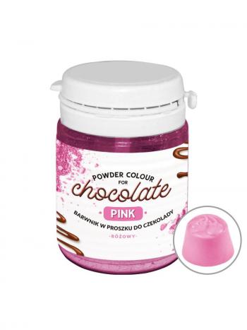 Barwnik w proszku do czekolady, r�owy (10 g) - Food Colours