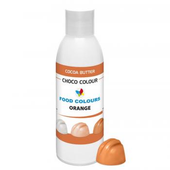 Barwnik do czekolady na bazie mas�a kakaowego, pomara�czowy (100 g) - Food Colours