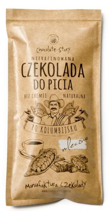 Czekolada do picia, mleczna (60 g) - Manufaktura Czekolady