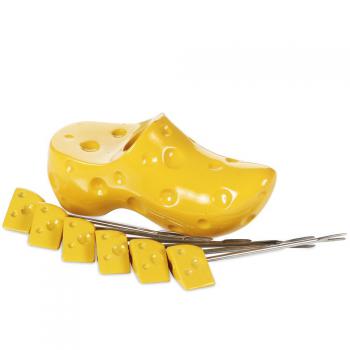 Widelczyki do fondue z podstawk� Party Clog (7 element�w) - Boska