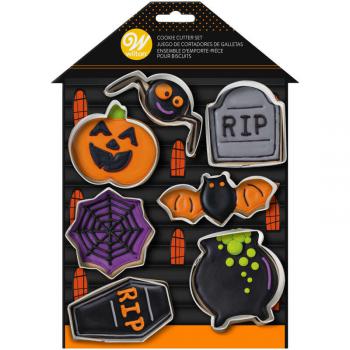 Foremki do wycinania ciastek Halloween (7 sztuk) - 02-0-0376 - Wilton - OTSW