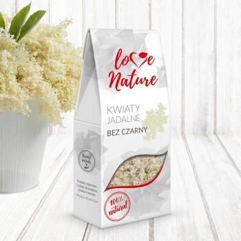 Kwiaty jadalne naturalne bez czarny kwiat (20 g) - Love Nature