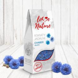 Kwiaty jadalne naturalne chaber niebieski patki (10 g)...