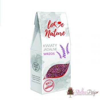 Kwiaty jadalne naturalne wrzos kwiat (20 g) - Love Nature