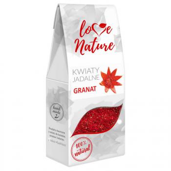 Kwiaty jadalne naturalne granat kwiat (10 g) - Love Nature