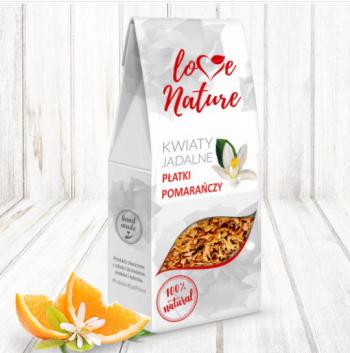 Kwiaty jadalne naturalne kwiat pomaraczy patki (20 g) - Love Nature