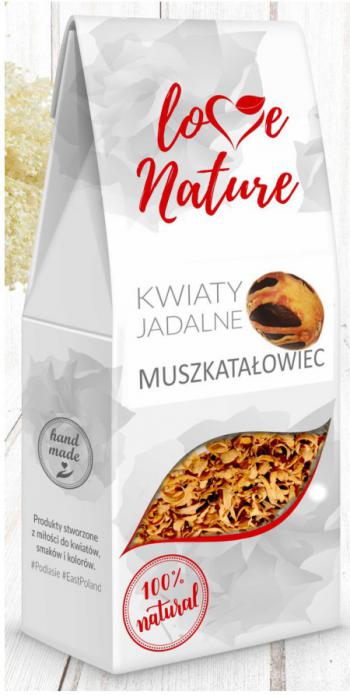 Kwiaty jadalne naturalne muszkatoowiec kwiat (20 g) - Love Nature