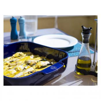 Naczynie do zapiekania prostok�tne niebieskie (40 cm) - Appolia - Peugeot