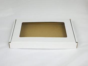 Pude�ko na pierniki z okienkiem bia�e (22x15x2,5 cm) - AleDobre.pl