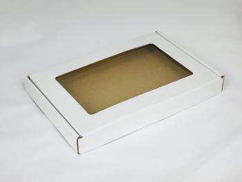 Pude�ko na pierniki z okienkiem bia�e (22x15x2,5 cm) - AleDobre.pl