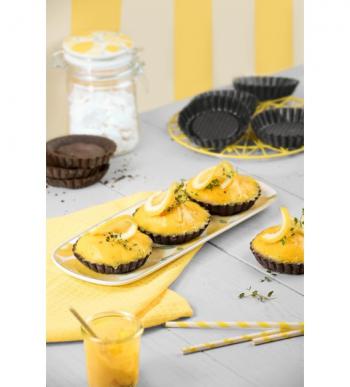 Formy do tartaletek okr�g�e (10 cm), 6 sztuk - Kaiser