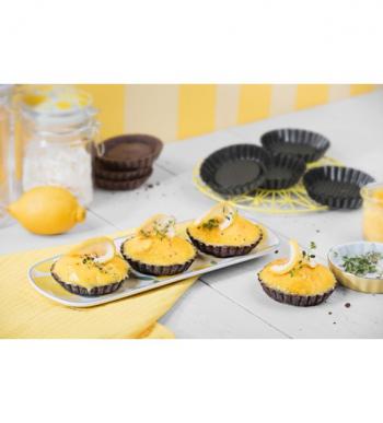 Formy do tartaletek okr�g�e (10 cm), 6 sztuk - Kaiser