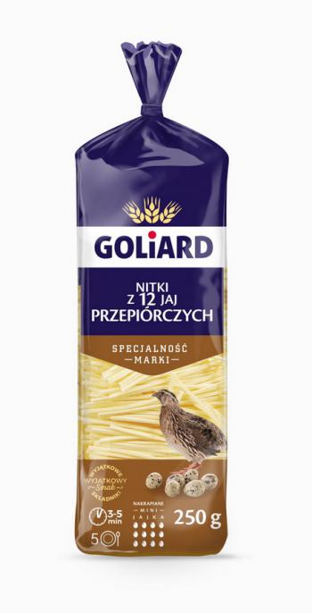 Makaron nitki z jaj przepirczych (250 g) - Goliard