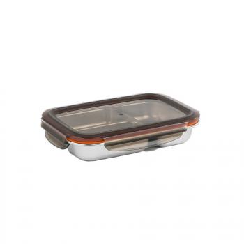 Lunchbox stalowy z 3 przegrdkami (0,56 l) - To Go - Cuitisan 