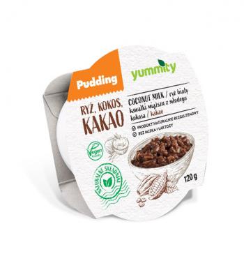 Bezglutenowy pudding ryowy z kokosem i kakao (120 g) - Yummity