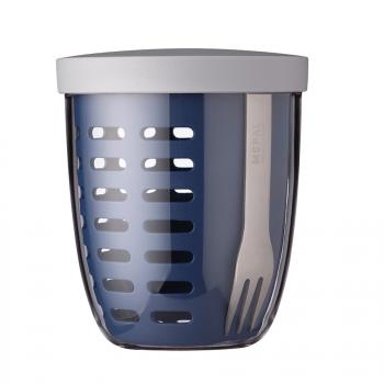 Miski na przek�ski zestaw (3 sztuki), niebieski - Ellipse - Mepal