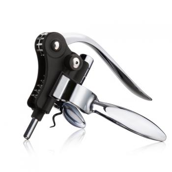 Korkoci�g d�wigniowy poziomy, czarny - Vacu Vin