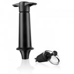 Pompka pr�niowa do wina, z korkiem 3 w 1, czarna - Vacu Vin 