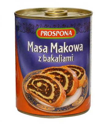 Masa makowa z bakaliami (900 g) - Prospona