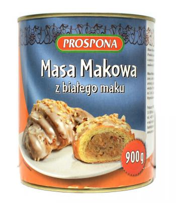 Masa makowa z biaego maku (900 g) - Prospona