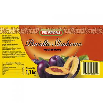 Powida liwkowe wgierkowe (1,1 kg) - Prospona