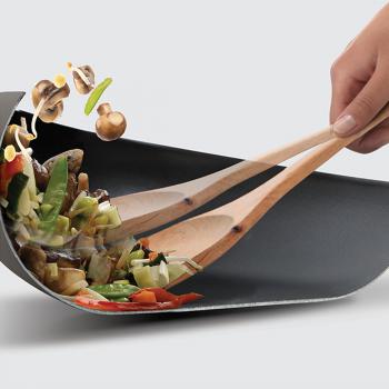 Wok ze stali wglowej (rednica: 30 cm) - BK