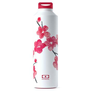 Butelka termiczna stalowa z zaparzaczem (pojemno: 500 ml) Graphic Blossom - Steel - Monbento