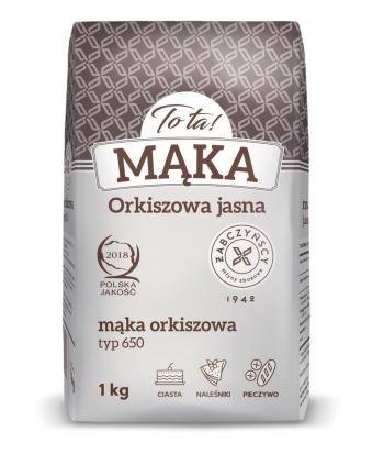 Mka orkiszowa jasna typ 650, 1 kg - ToTa!