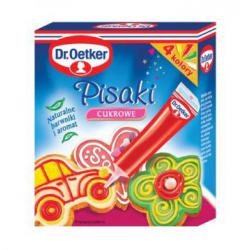 Pisaki cukrowe w czterech kolorach - Dr. Oetker