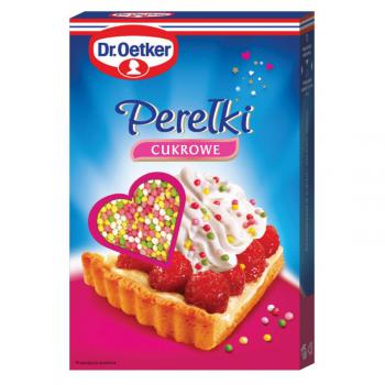 Posypka cukrowa, mini pereki kolorowe (80 g) - Dr. Oetker