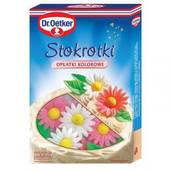 Dekoracje opatkowe stokrotki - Dr. Oetker