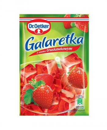 Galaretka o smaku truskawkowym (77 g) - Dr. Oetker