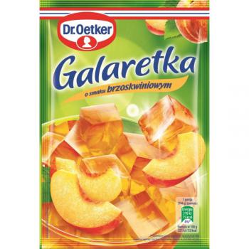 Galaretka o smaku brzoskwiniowym (77 g) - Dr. Oetker