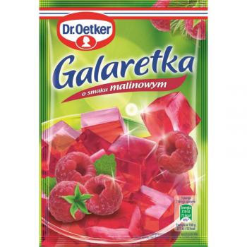 Galaretka o smaku malinowym (77 g) - Dr. Oetker