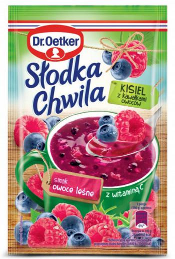 Kisiel z kawakami owocw, owoce lene (31,5 g) - Sodka Chwila - Dr. Oetker