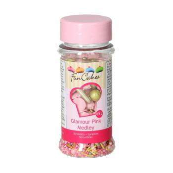 Posypka cukrowa rowa Glamour mix (65 g) - FunCakes